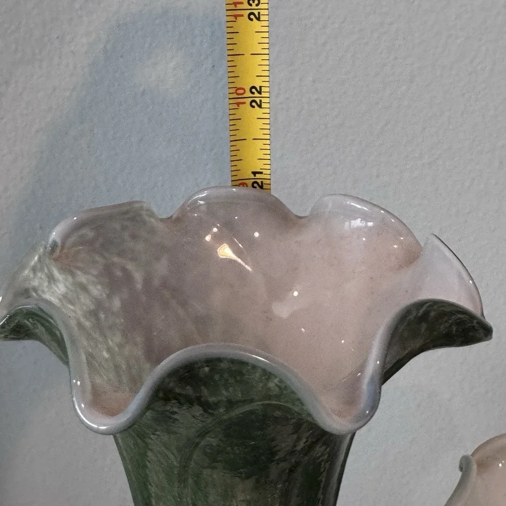 VTG‎ Dale Tiffany Luminarie Tulip Lamp Dragonfly Connoisseur Collection 3 Shade